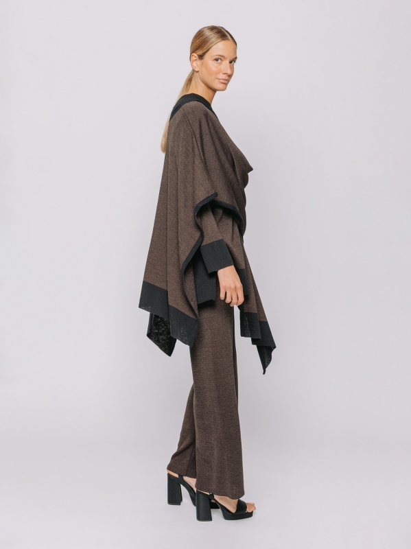 Poncho “Essenza Mélange”