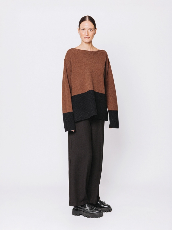 Maglia oversize in pura lana Midali Toujours