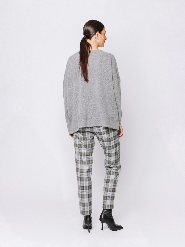 Maxi maglia 100% lana