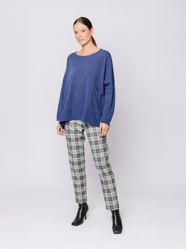 Maxi maglia 100% lana