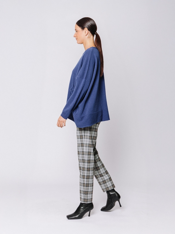 Maxi maglia 100% lana