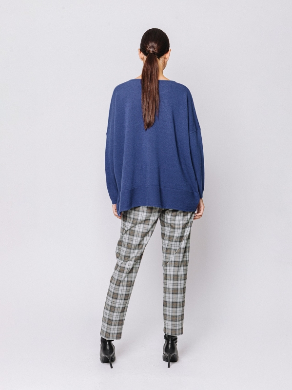 Maxi maglia 100% lana