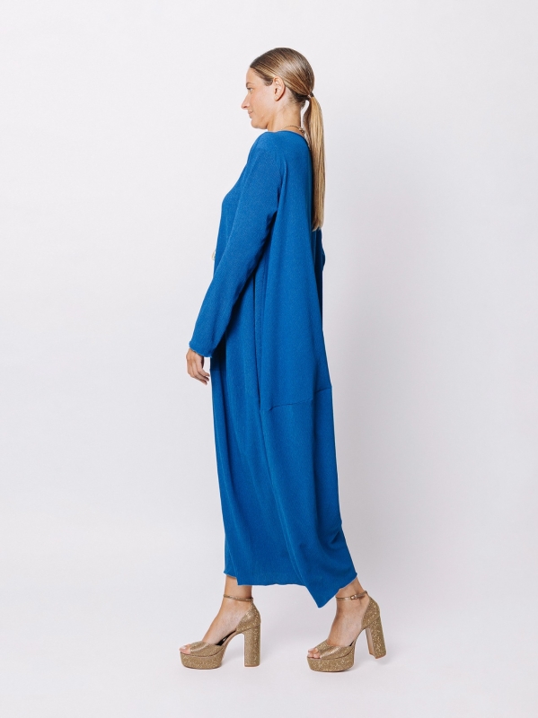 Egg-Shape-Kleid aus geprägtem Stoff