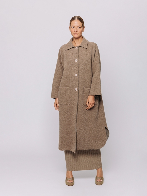 Spolverino in lana cotta