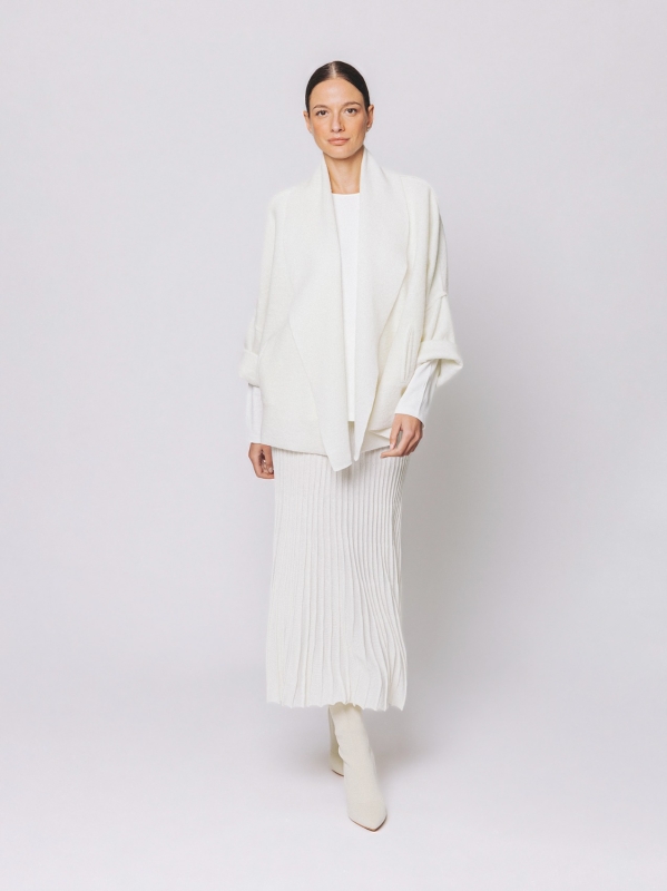 Giacca in lana cotta