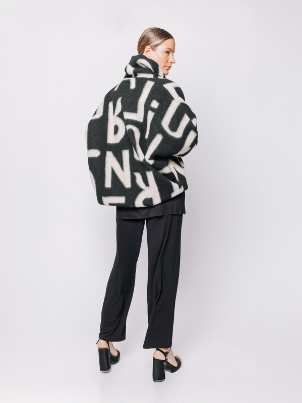 Double-Face Jacket #Lettering