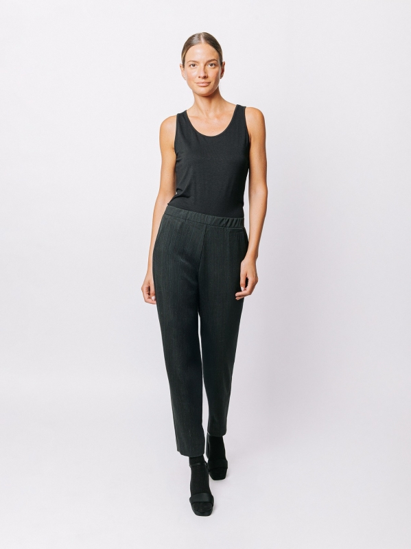 Pantalone gessato stretch Midali Toujours