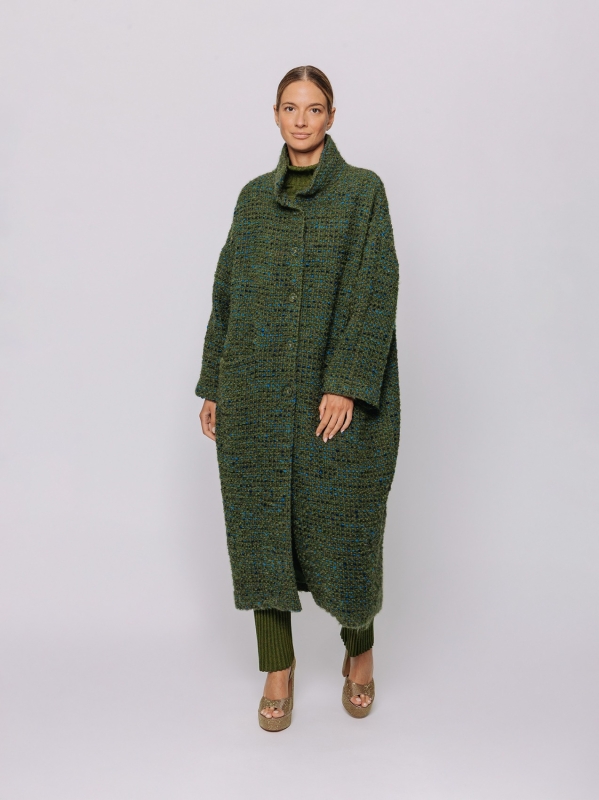 Cappotto oversize bouclé in lana | Midali Toujours