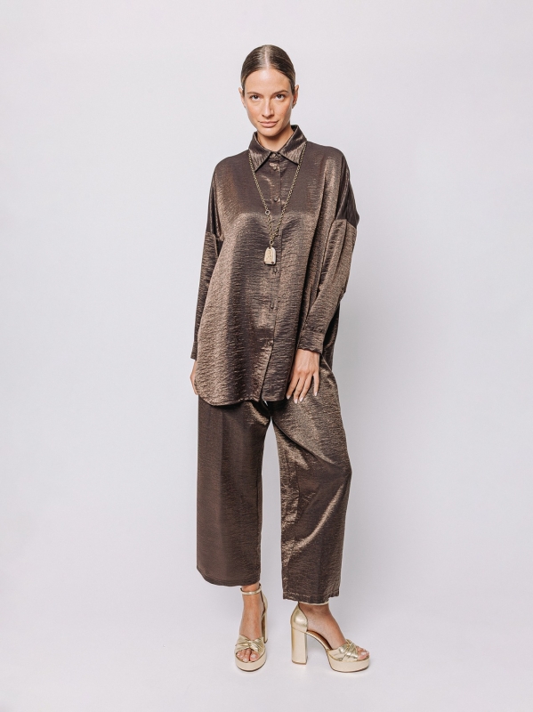 Giacca Camicia Bronze Cozyluxe