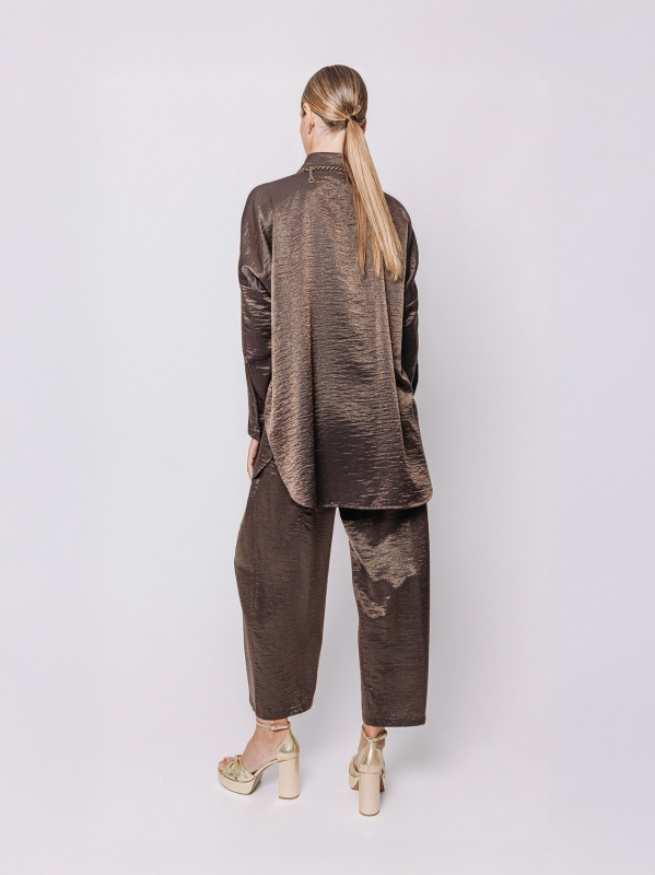 Giacca Camicia Bronze Cozyluxe