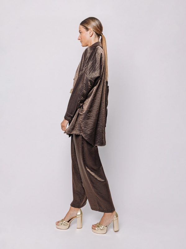 Giacca Camicia Bronze Cozyluxe