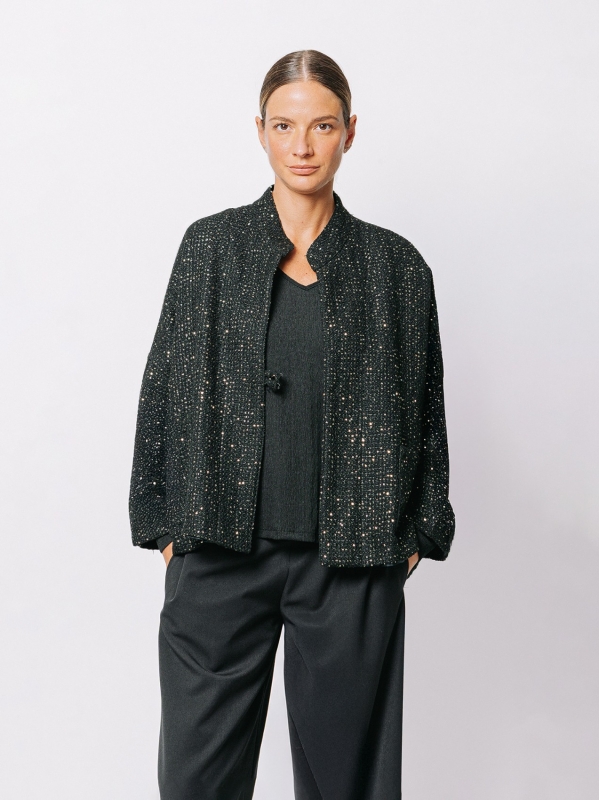 Giacca con micro paillettes Midali Toujours