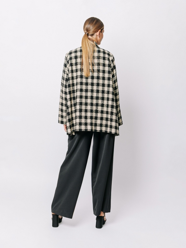 Giacca damier lurex – Midali Toujours