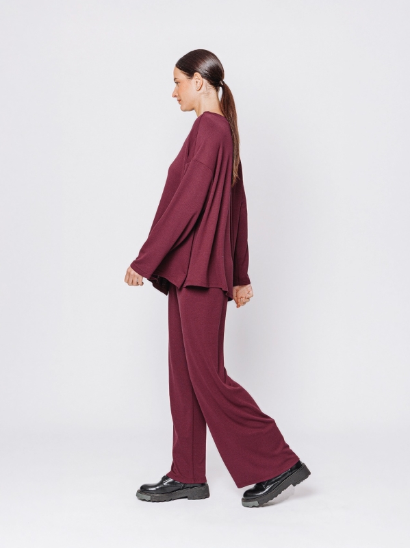 Maxi t-shirt in tessuto #COMFORT