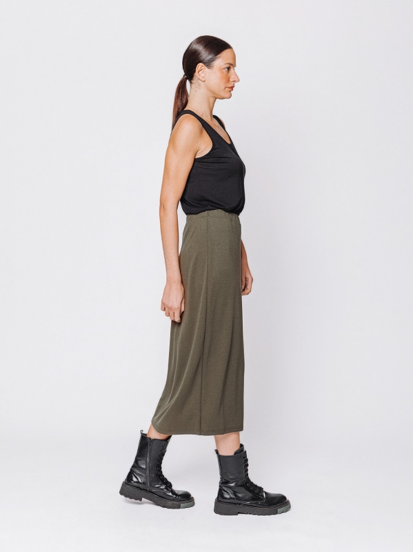 Gonna tubino in tessuto #COMFORT