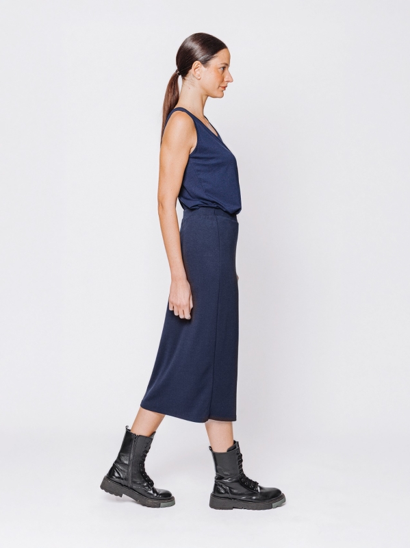 Gonna tubino in tessuto #COMFORT