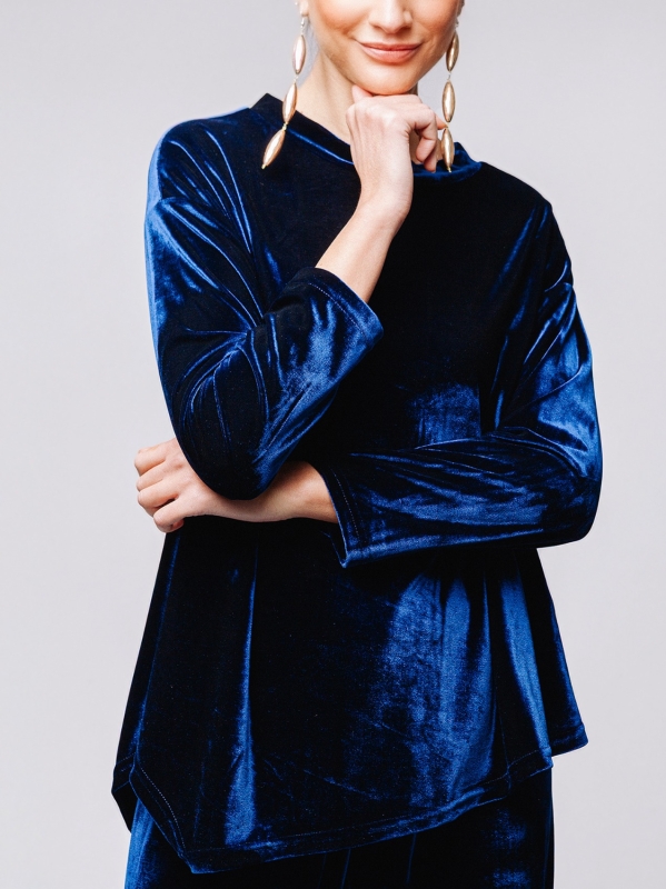 Blusa in velluto Midali Toujours