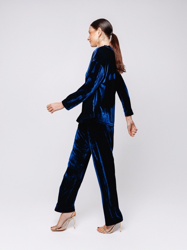 Blusa in velluto Midali Toujours