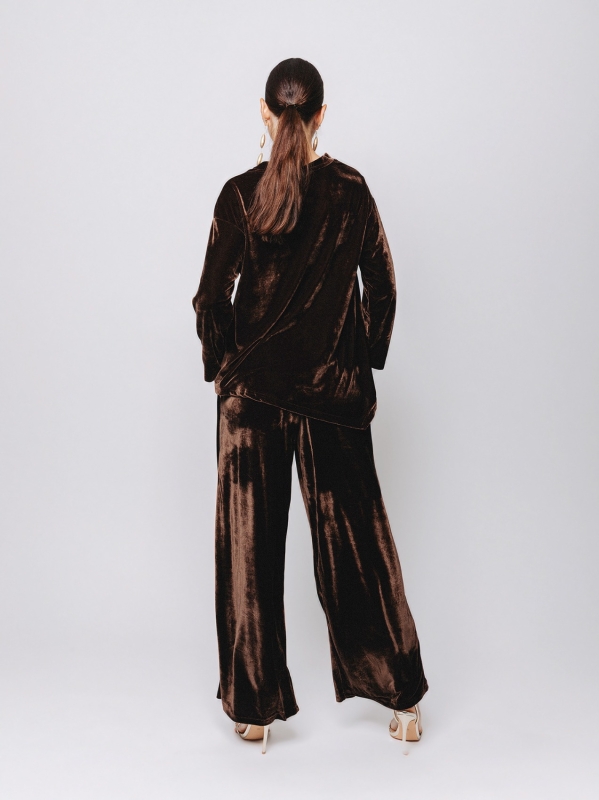 Blusa in velluto Midali Toujours