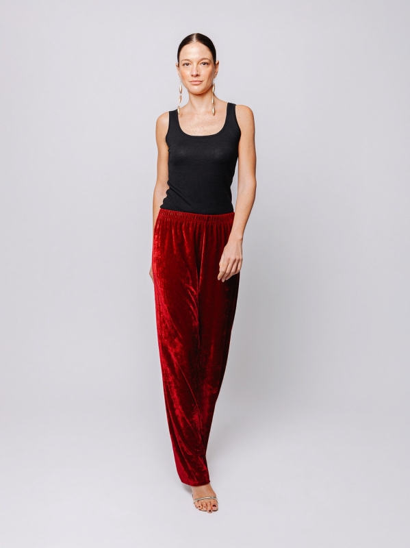 Pantalone dritto in velluto | Midali Toujours