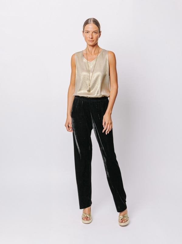 Pantalone dritto in velluto |Midali Toujours