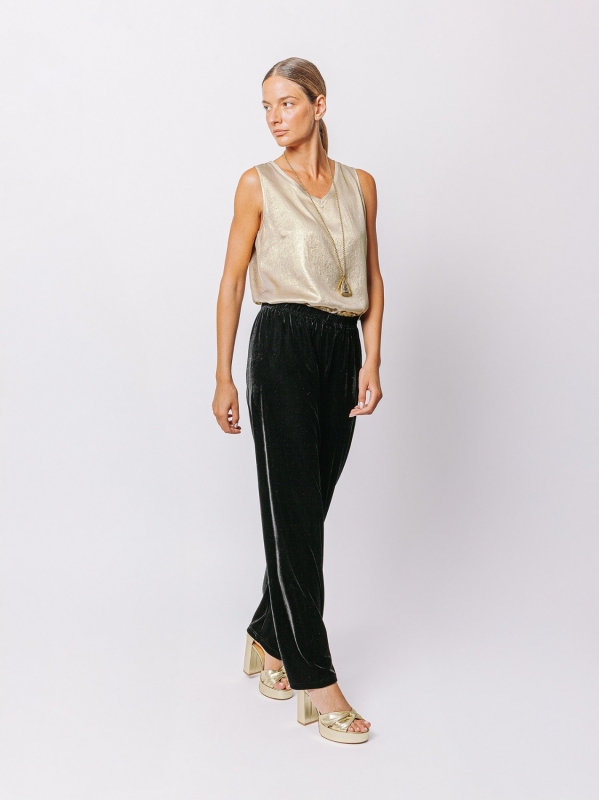 Pantalone dritto in velluto | Midali Toujours