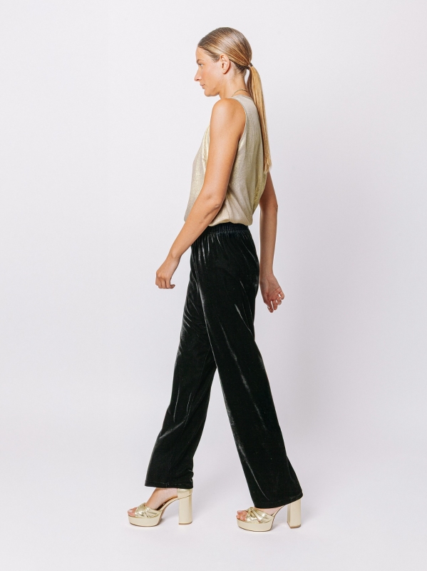 Pantalone dritto in velluto |Midali Toujours