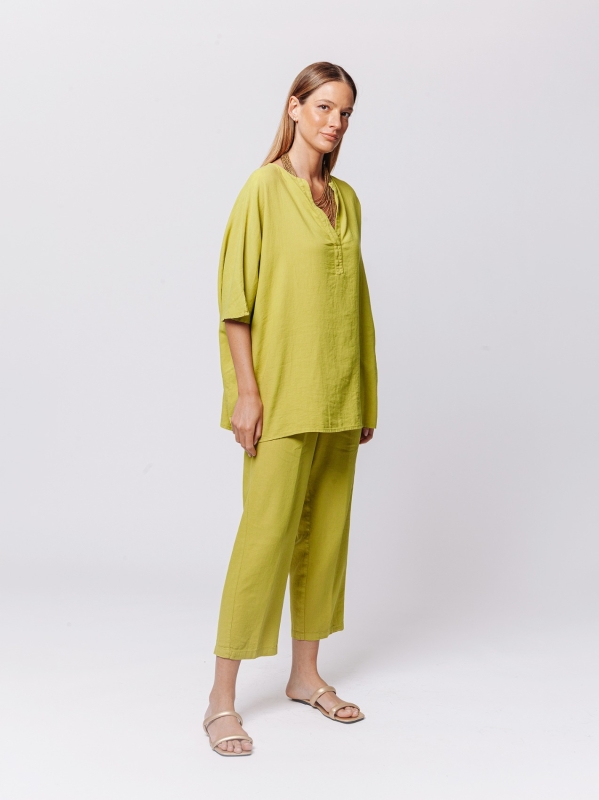 Maglia Flow in Misto Lino e Viscosa