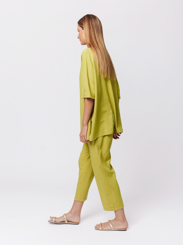 Maglia Flow in Misto Lino e Viscosa