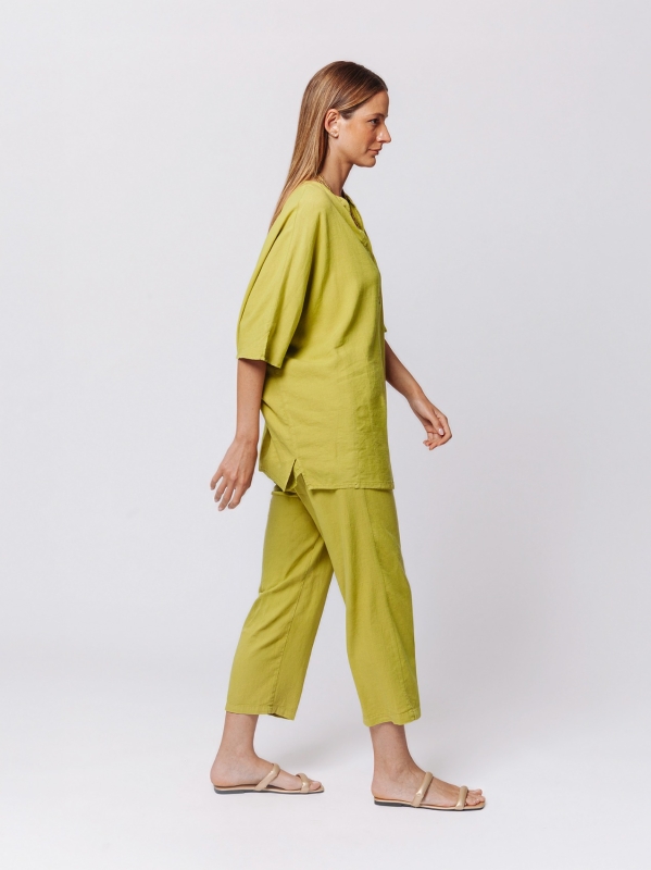 Maglia Flow in Misto Lino e Viscosa