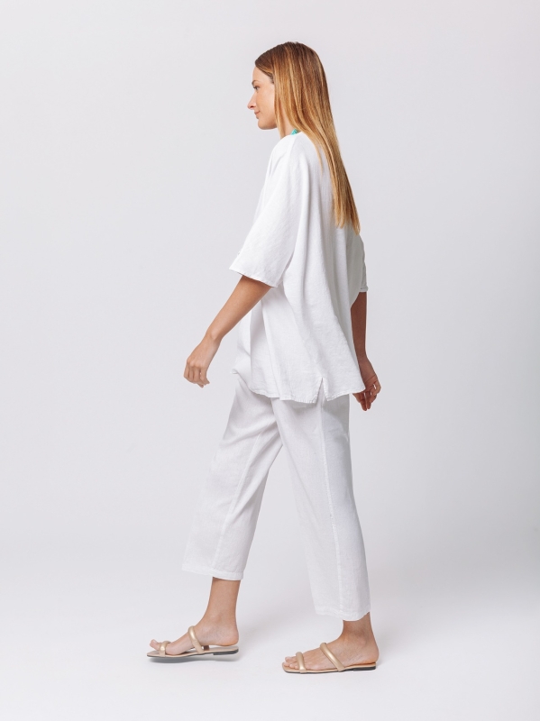 Maglia Flow in Misto Lino e Viscosa