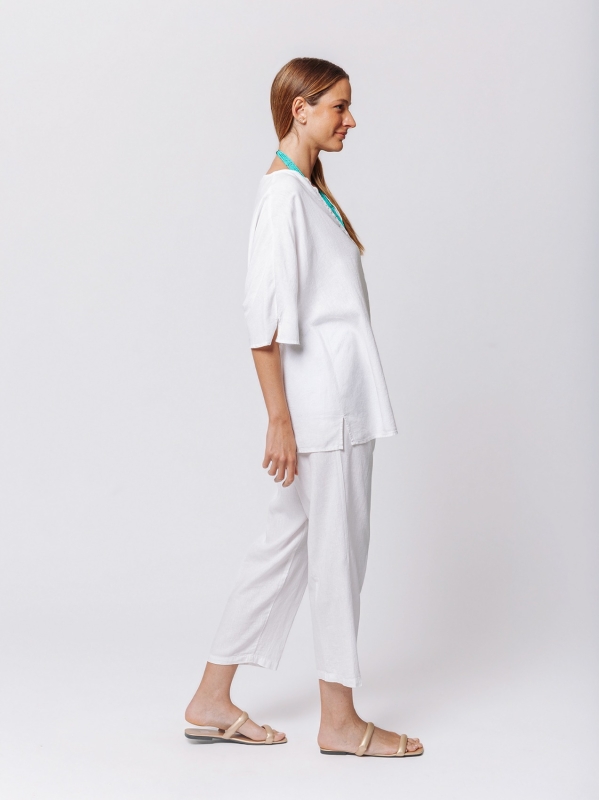 Maglia Flow in Misto Lino e Viscosa