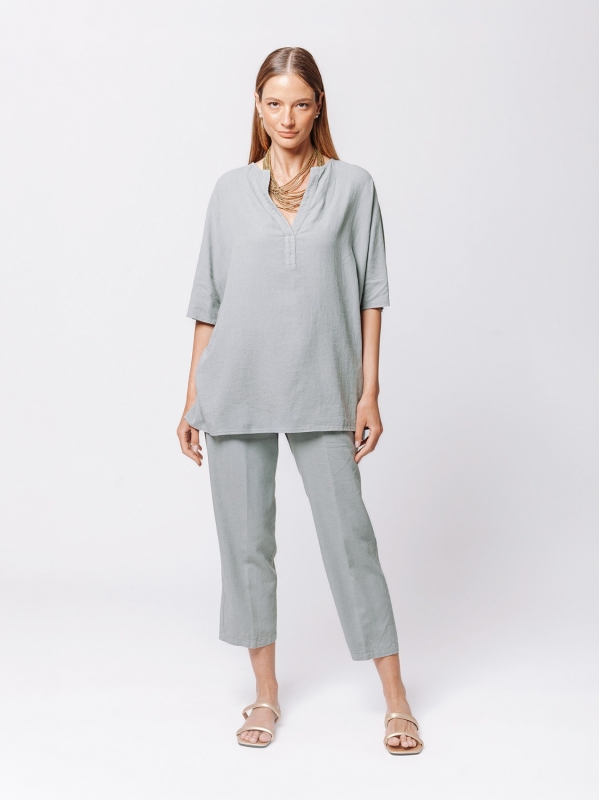 Maglia Flow in Misto Lino e Viscosa