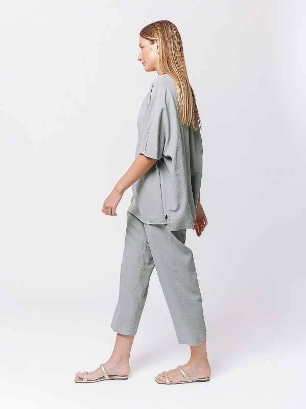 Maglia Flow in Misto Lino e Viscosa