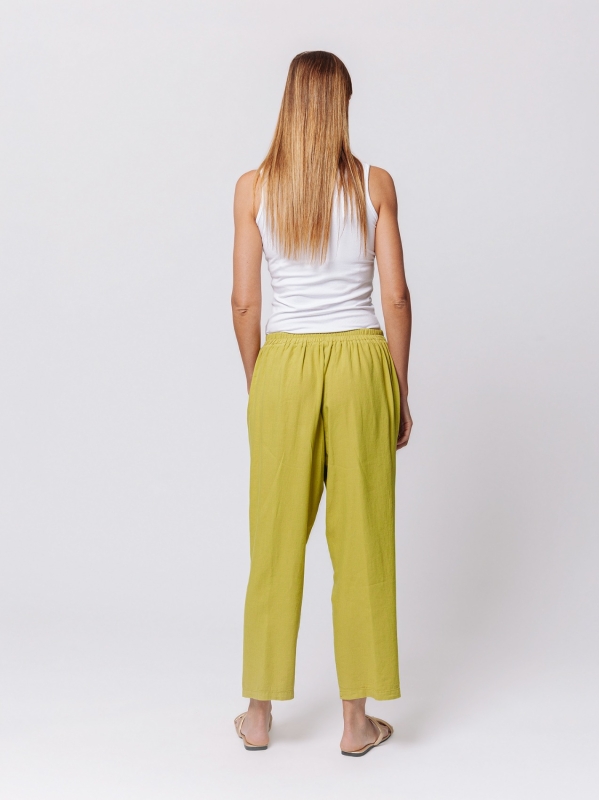 Pantalone Linen Flow in Misto Lino e Viscosa