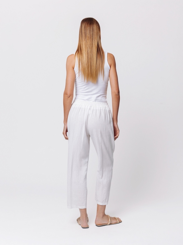 Pantalone Linen Flow in Misto Lino e Viscosa