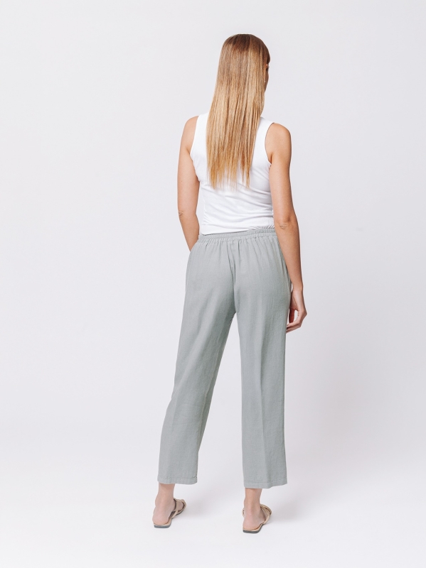 Pantalone Linen Flow in Misto Lino e Viscosa