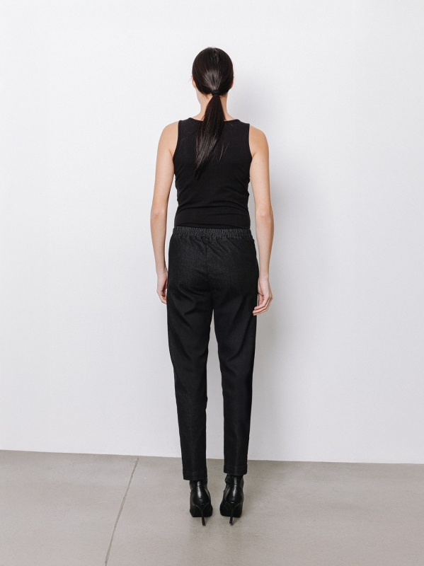 Jeans di cotone strech modello chino