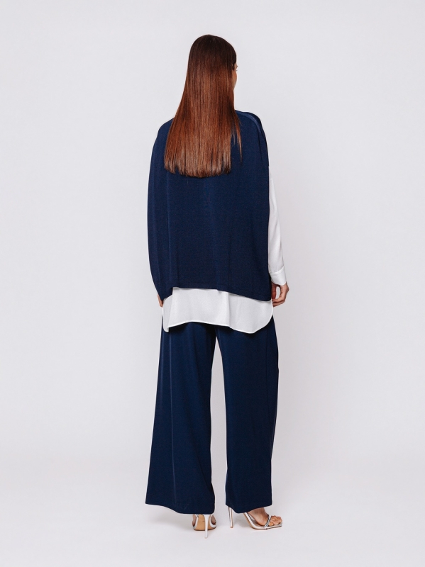 Maglia Midali Toujours in misto viscosa blu