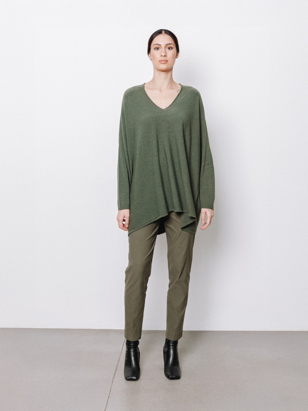 Maxi maglia in misto viscosa