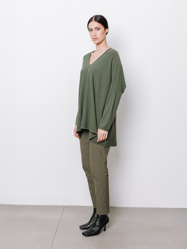 Maxi maglia in misto viscosa