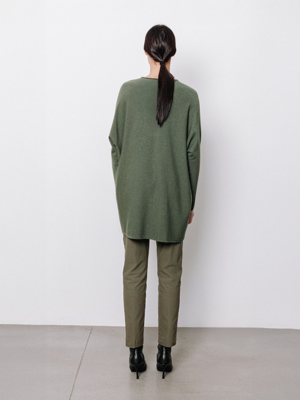 Maxi maglia in misto viscosa