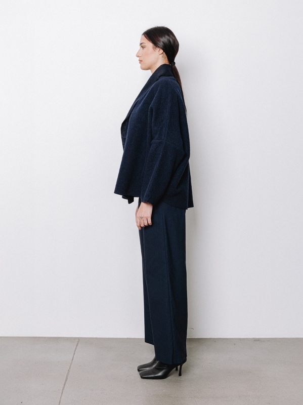 Giacca in lana cotta