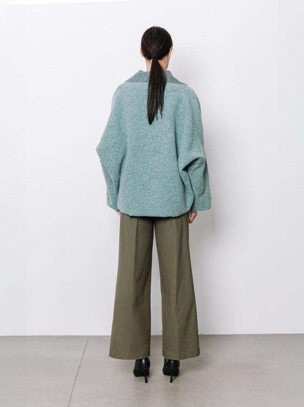 Giacca in lana cotta