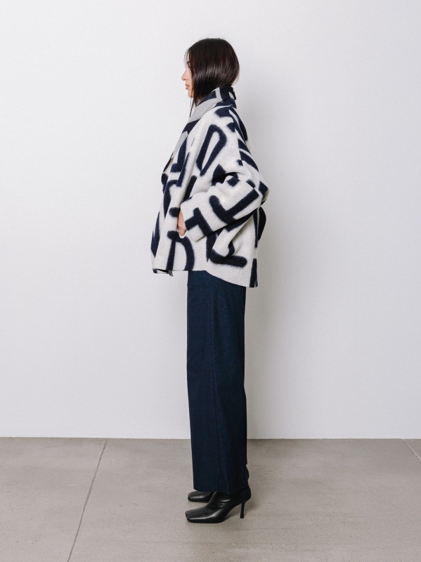 Giacca oversize #LETTERING