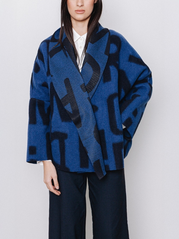 Giacca oversize #LETTERING