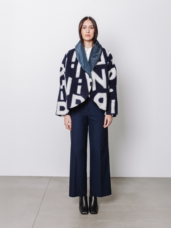 Giacca DoubleFace #Lettering