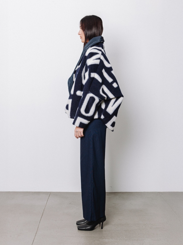 Giacca DoubleFace #Lettering