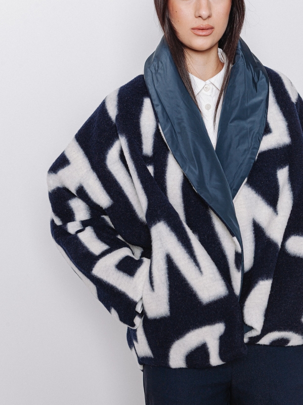 Giacca DoubleFace #Lettering