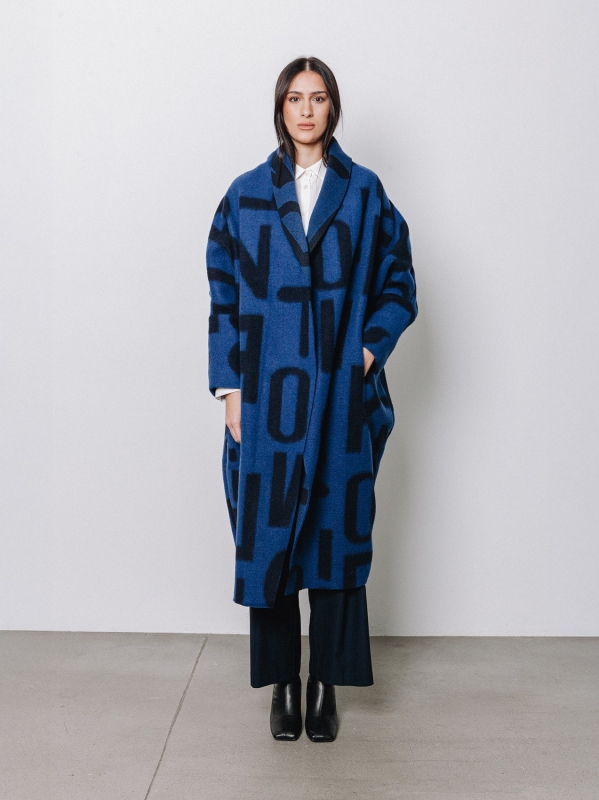 Maxi cardigan #LETTERING